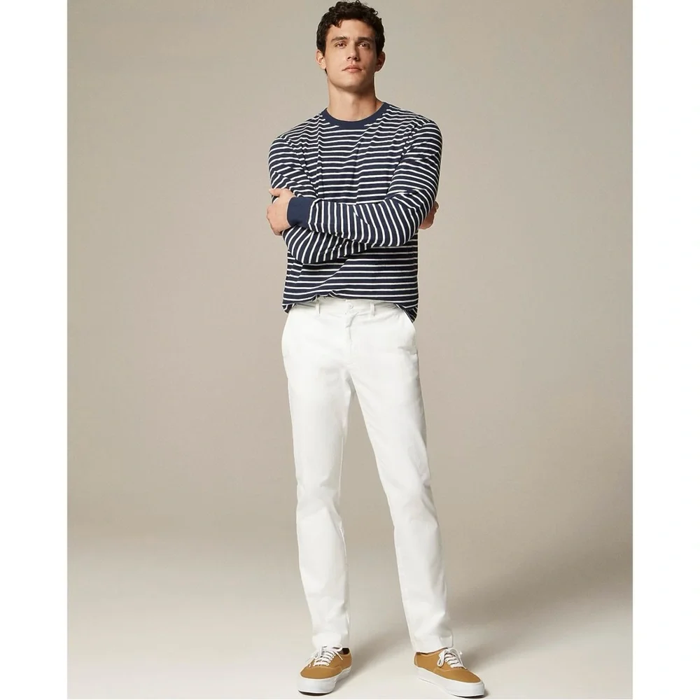 J. Crew 770™ Straight-fit Stretch Chino Pant White